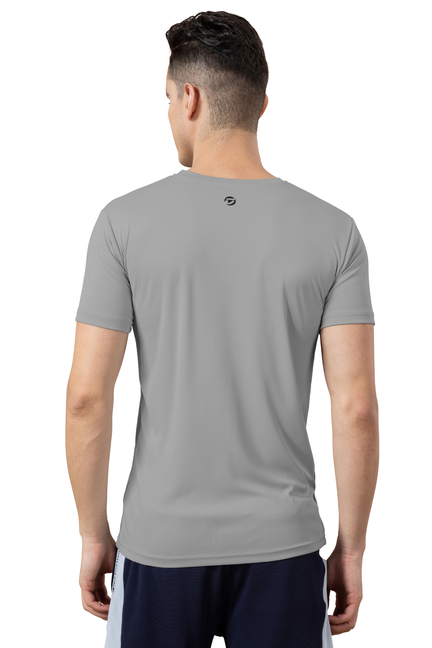 Drizone Super Matte Round Neck Half Sleeve T-Shirt for Men – Regular Fit, Quick-Dry Sports Tee