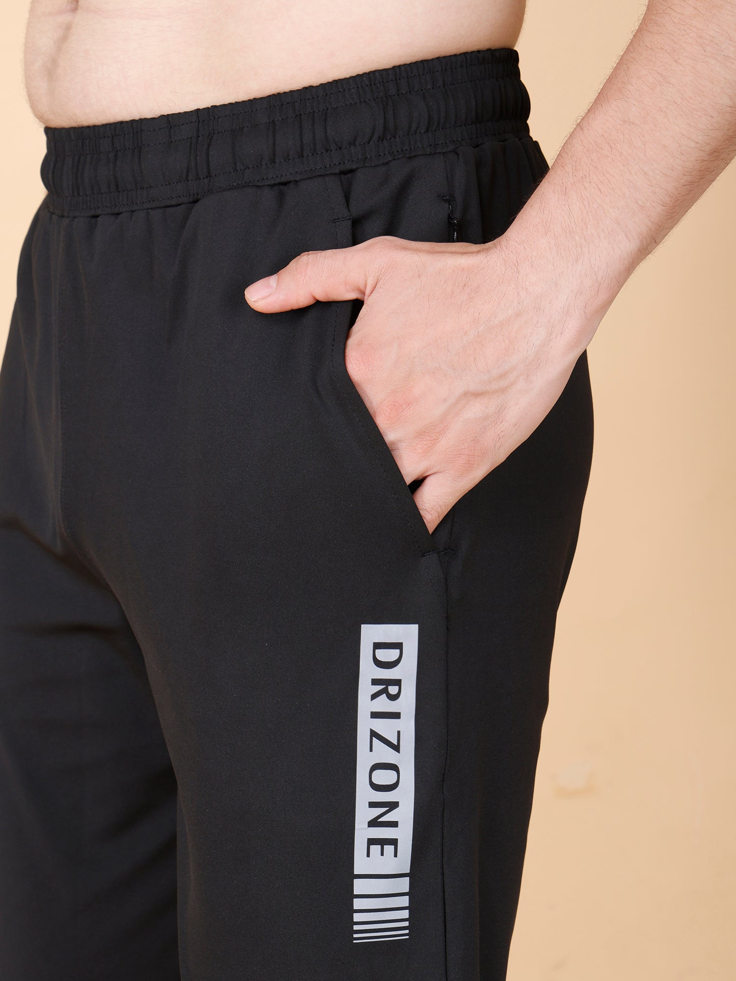 Drizone 4-Way Lower – Lancer Lycra Workout Pants - Black