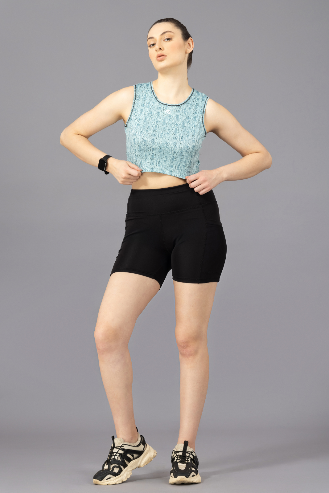 Women’s Abstract Printed Crop Top – Pack of 2 (Only ₹249/pc)