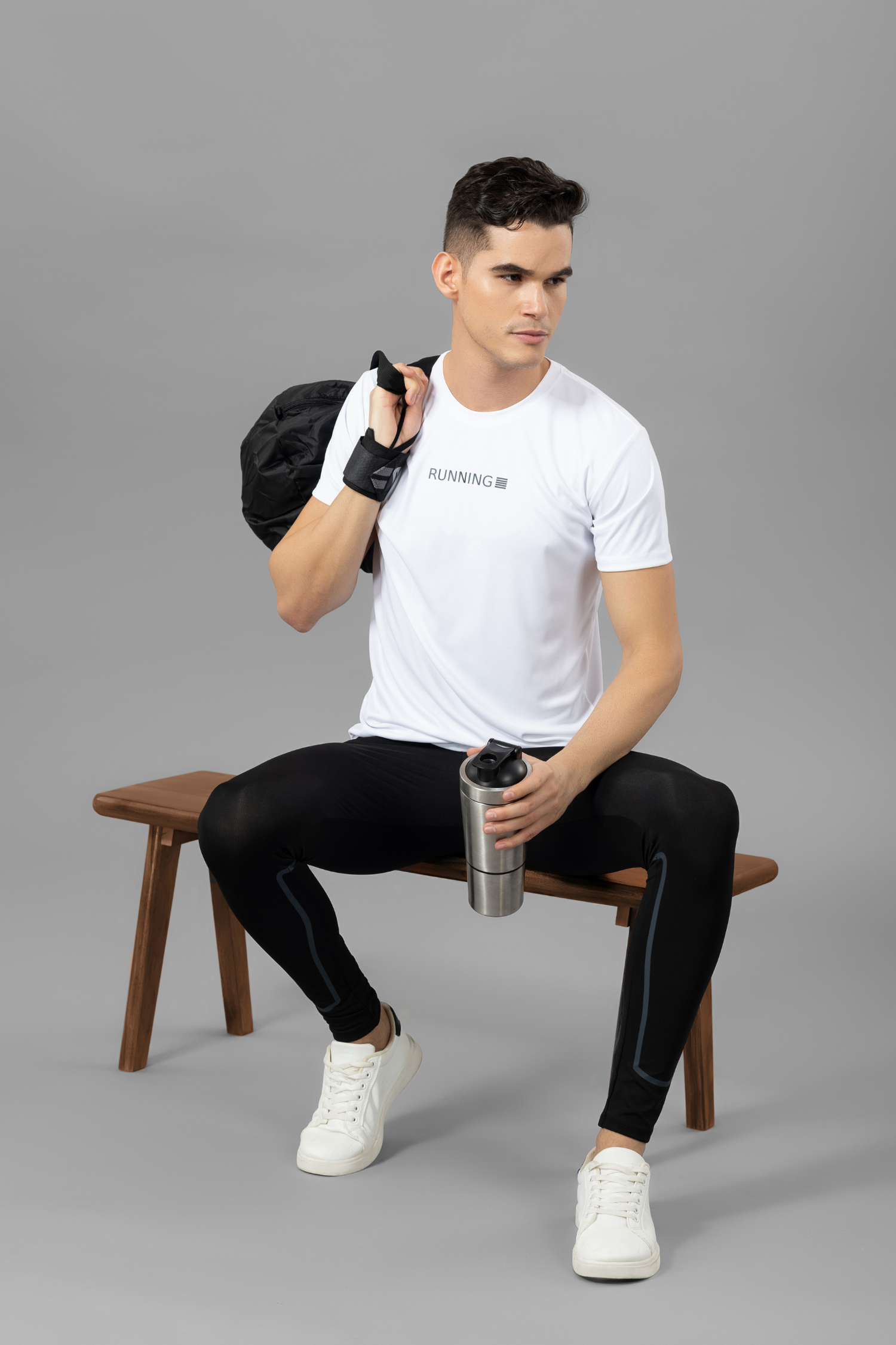 Drizone Super Matte Round Neck Half Sleeve T-Shirt for Men – Regular Fit, Quick-Dry Sports Tee
