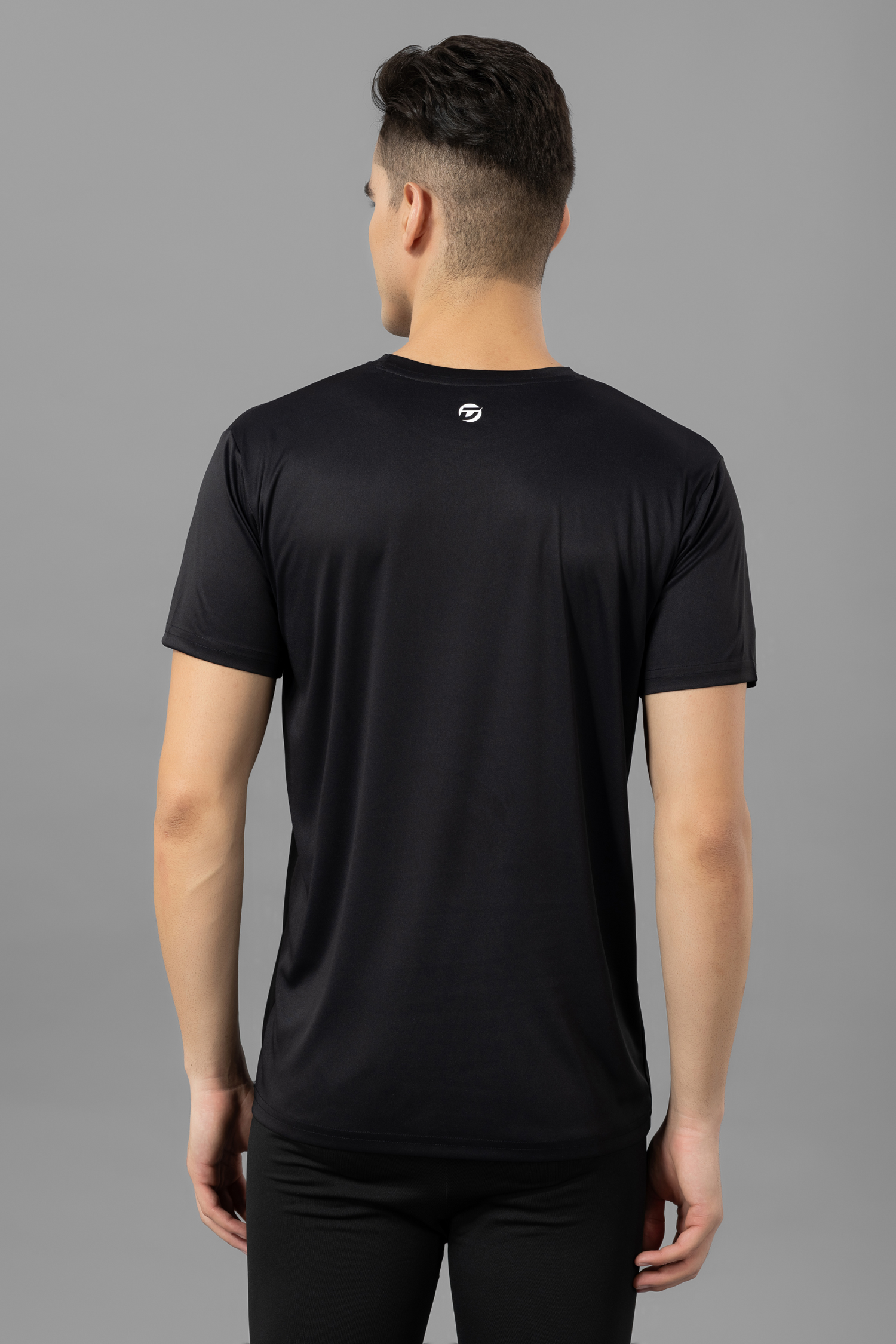 Drizone Super Matte Round Neck Half Sleeve T-Shirt for Men – Regular Fit, Quick-Dry Sports Tee