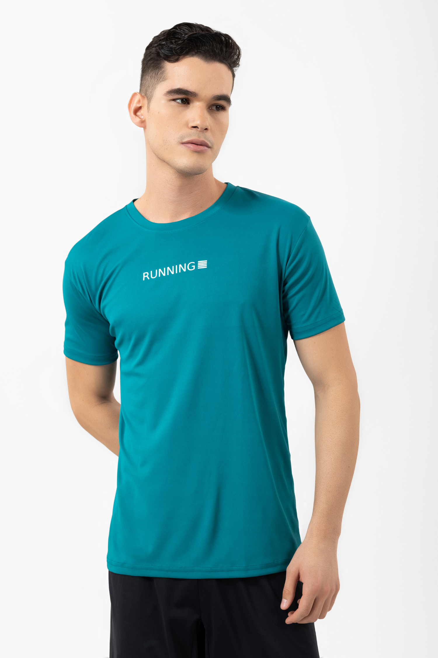 Drizone Super Matte Round Neck Half Sleeve T-Shirt for Men – Regular Fit, Quick-Dry Sports Tee