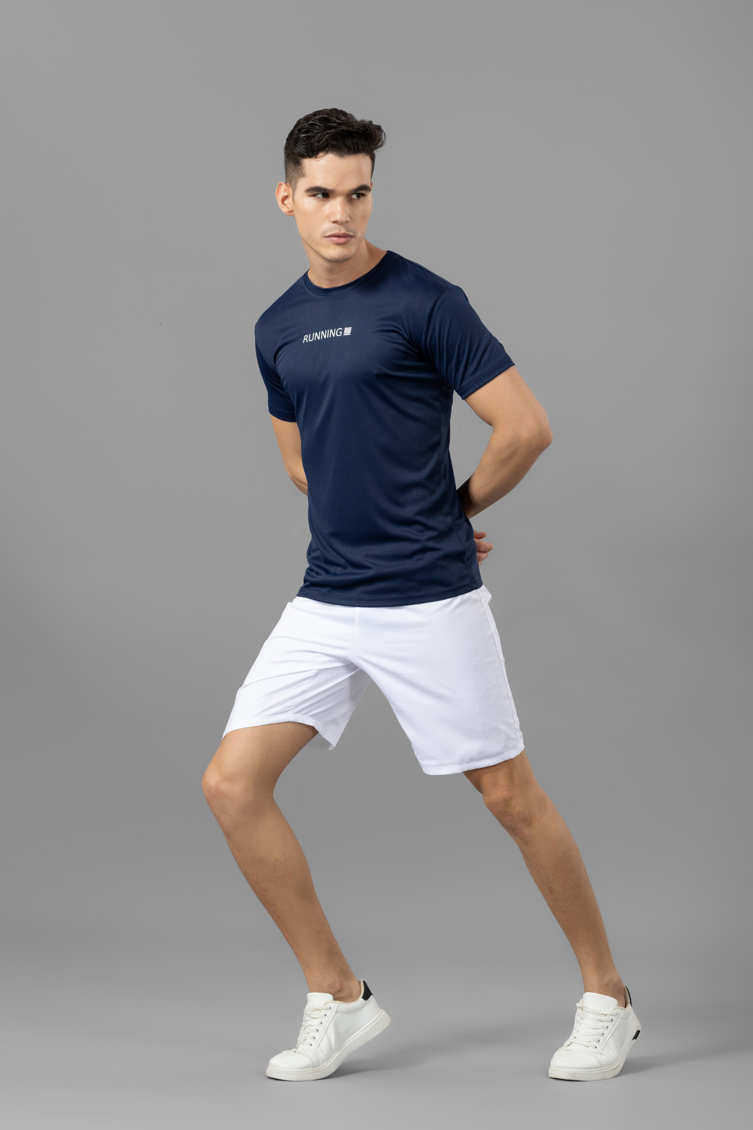 Drizone Super Matte Round Neck Half Sleeve T-Shirt for Men – Regular Fit, Quick-Dry Sports Tee