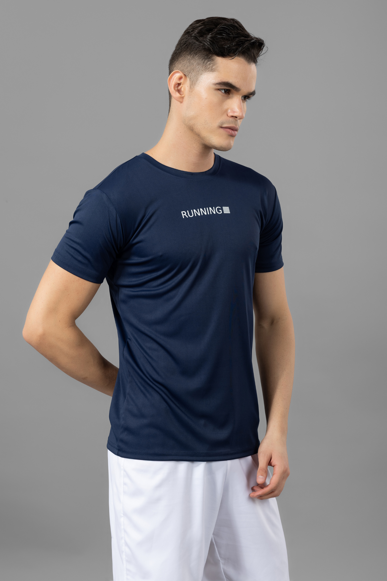 Drizone Super Matte Round Neck Half Sleeve T-Shirt for Men – Regular Fit, Quick-Dry Sports Tee
