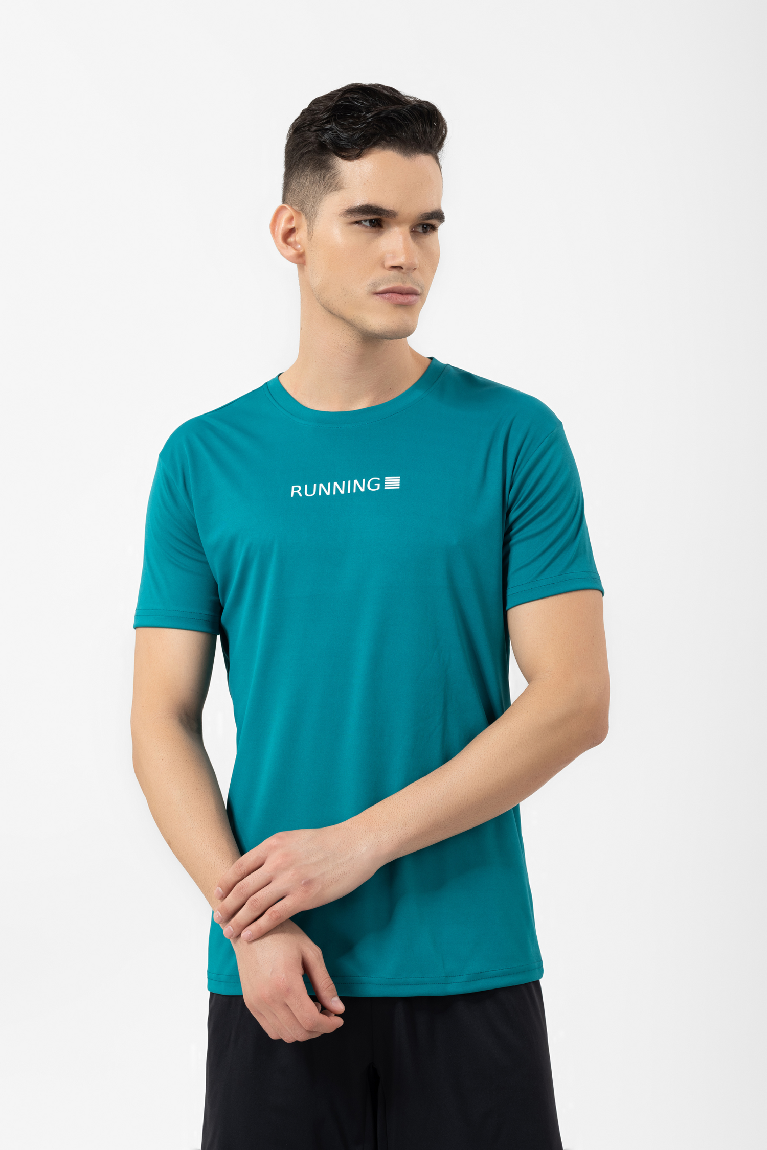 Drizone Super Matte Round Neck Half Sleeve T-Shirt for Men – Regular Fit, Quick-Dry Sports Tee