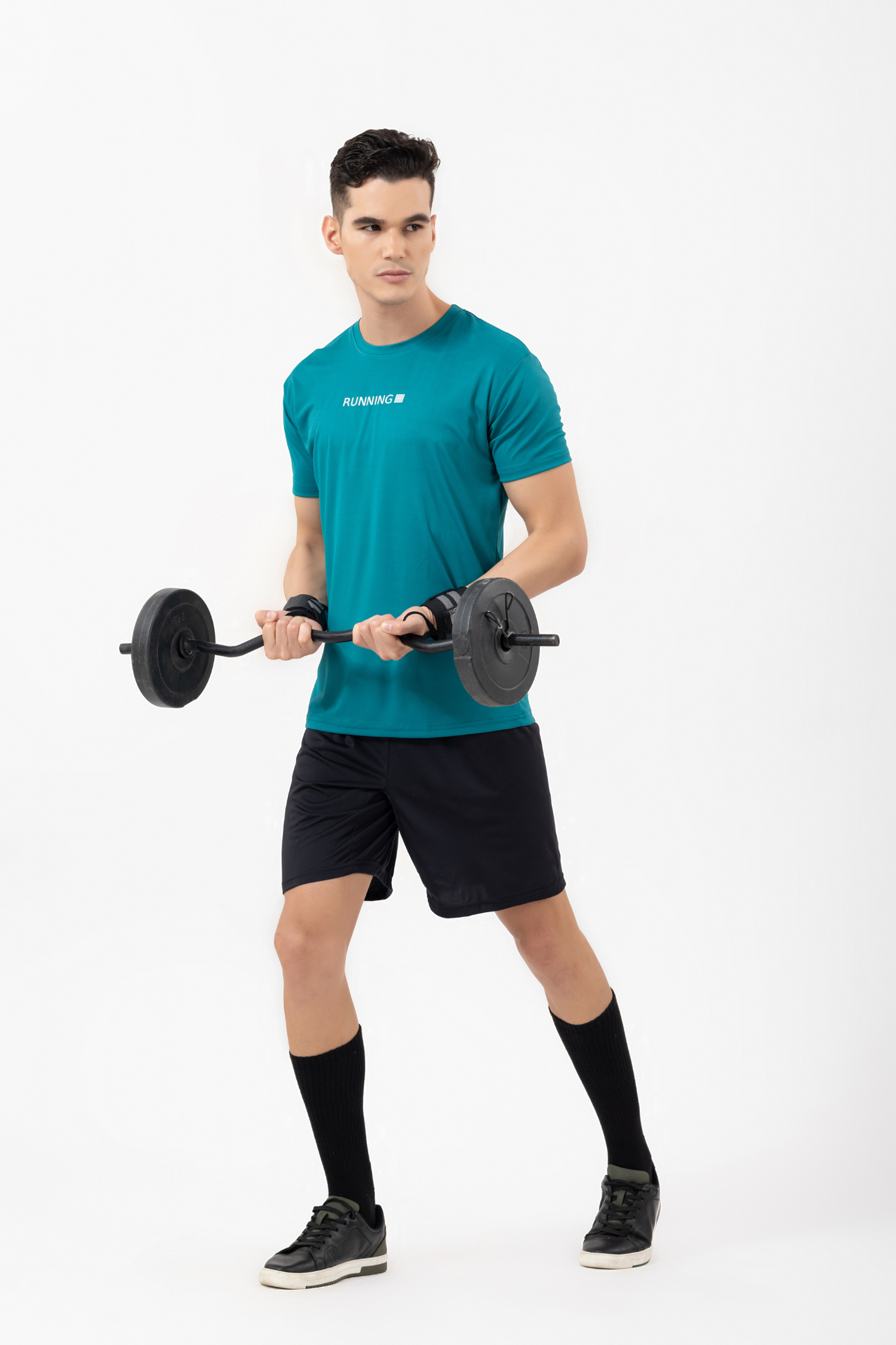 Drizone Super Matte Round Neck Half Sleeve T-Shirt for Men – Regular Fit, Quick-Dry Sports Tee