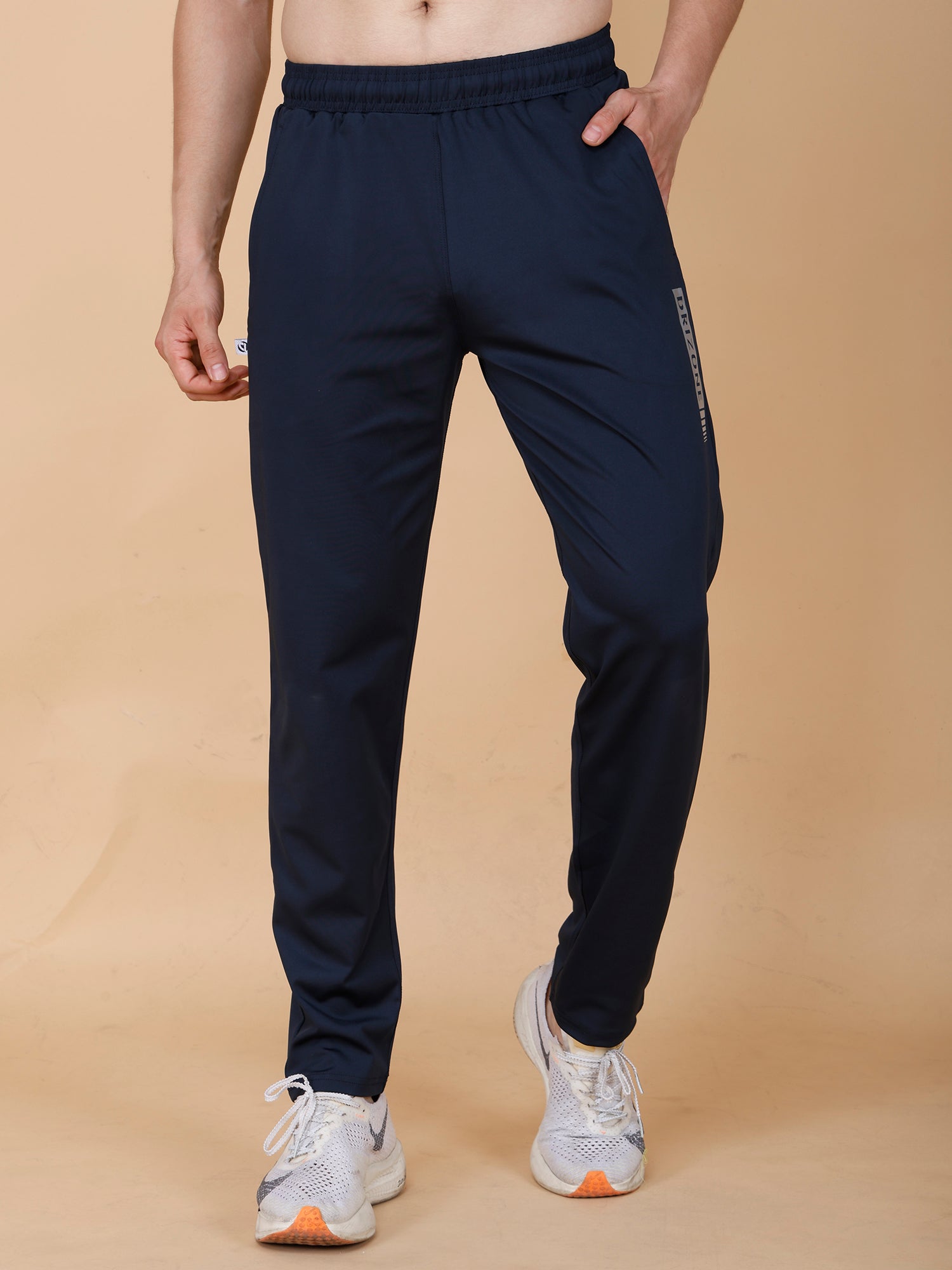 Drizone 4-Way Lower – Lancer Lycra Workout Pants - Navy Blue