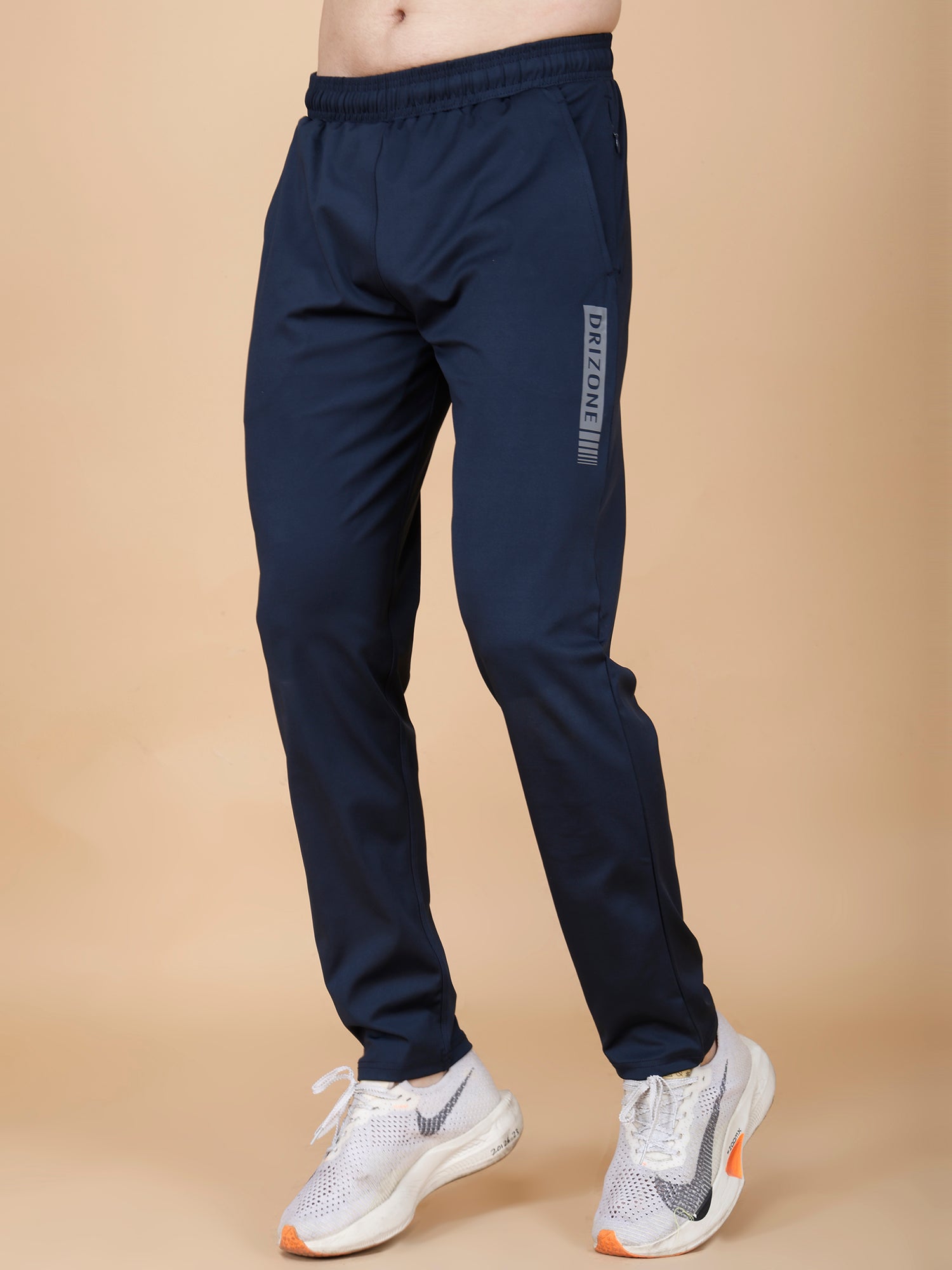 Drizone 4-Way Lower – Lancer Lycra Workout Pants - Navy Blue