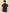 Drizone Plain T-shirt – Dot Knit Raglan Half Sleeves - Black