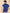 Drizone Plain T-shirt – Dot Knit Raglan Half Sleeves - Navy Blue