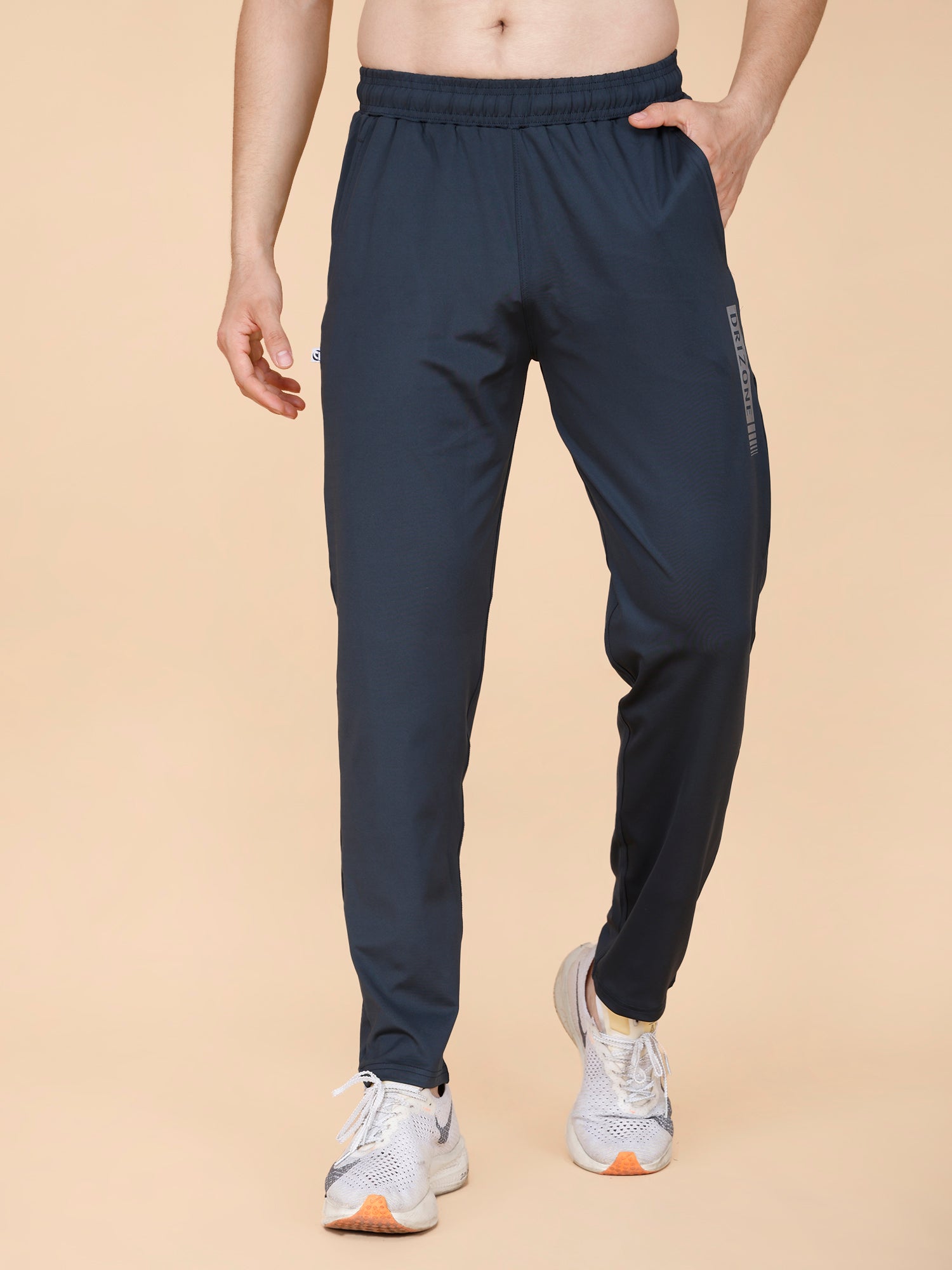 Drizone 4-Way Lower – Lancer Lycra Workout Pants - Dark Grey