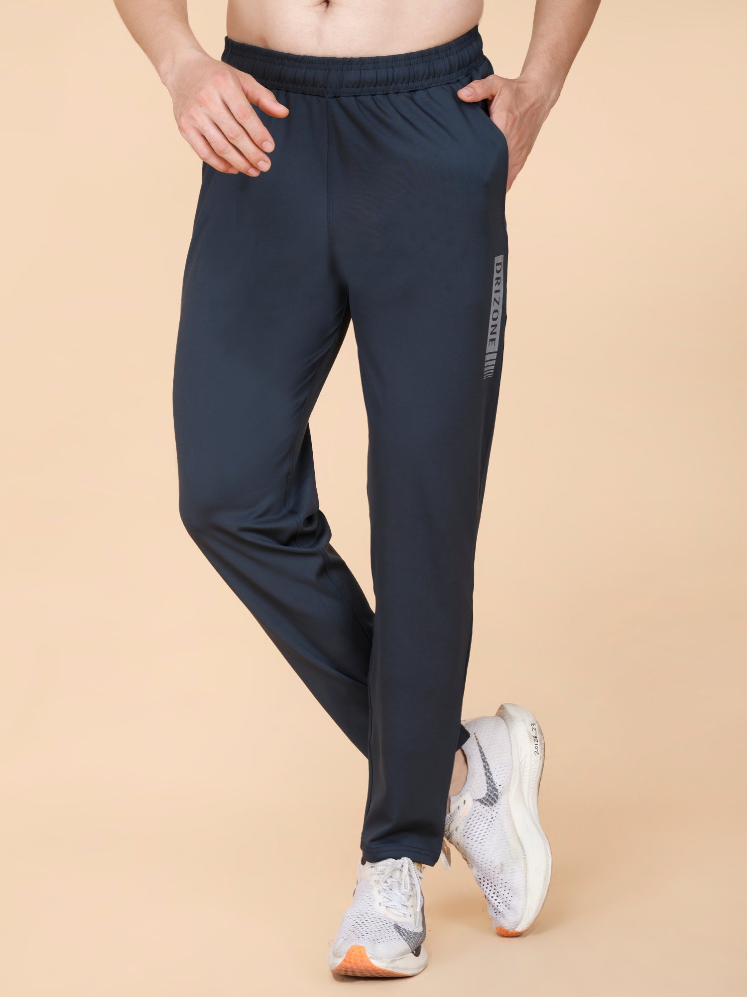 Drizone 4-Way Lower – Lancer Lycra Workout Pants - Dark Grey