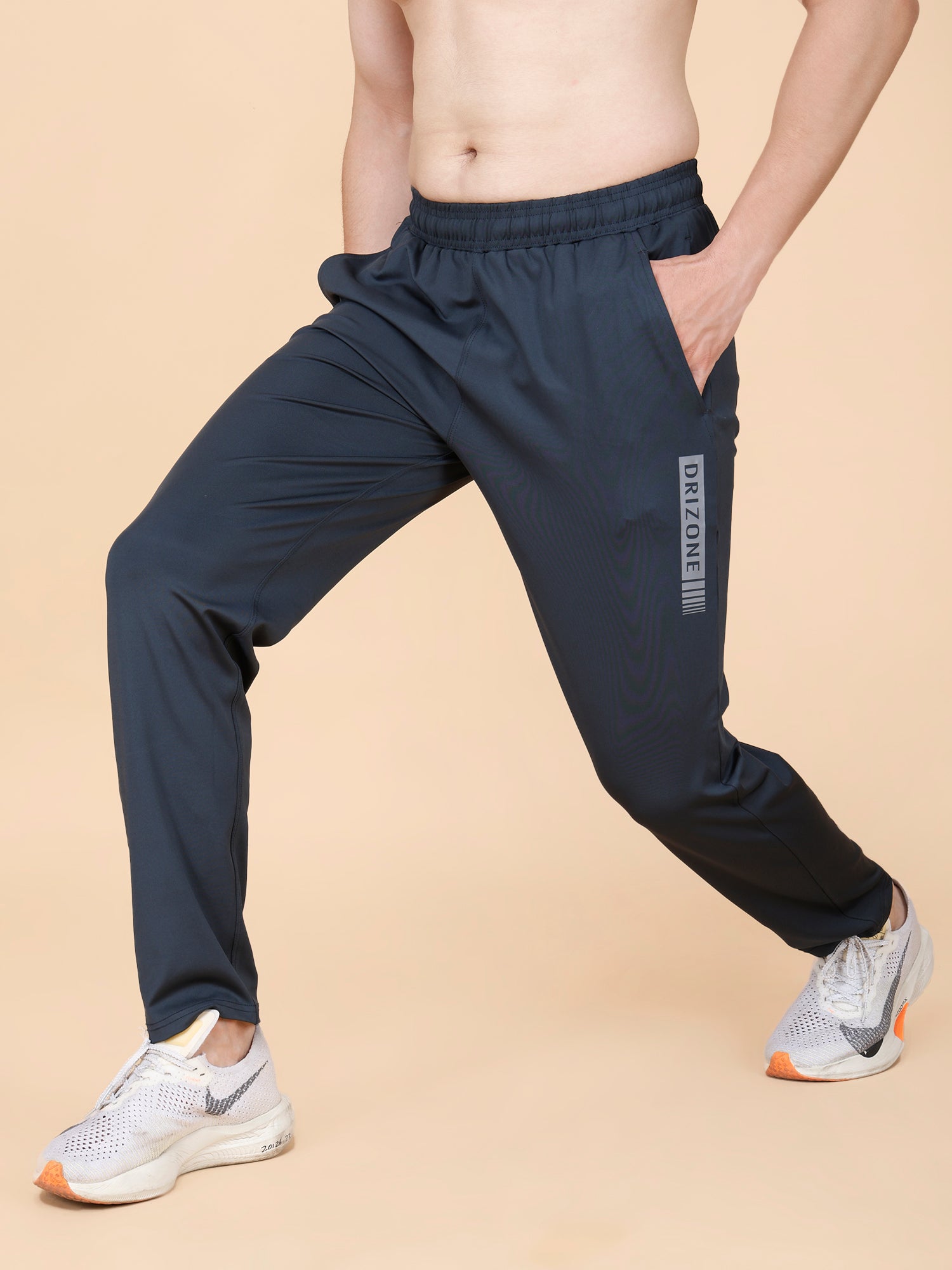 Drizone 4-Way Lower – Lancer Lycra Workout Pants - Dark Grey