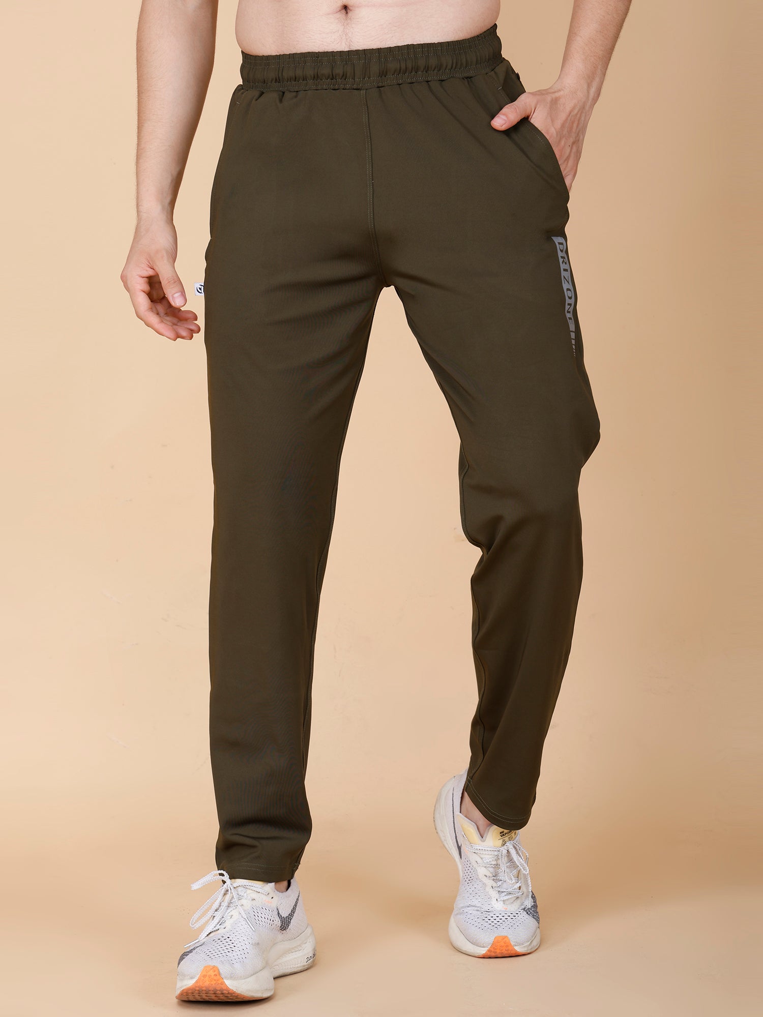 Drizone 4-Way Lower – Lancer Lycra Workout Pants - Dark Olive