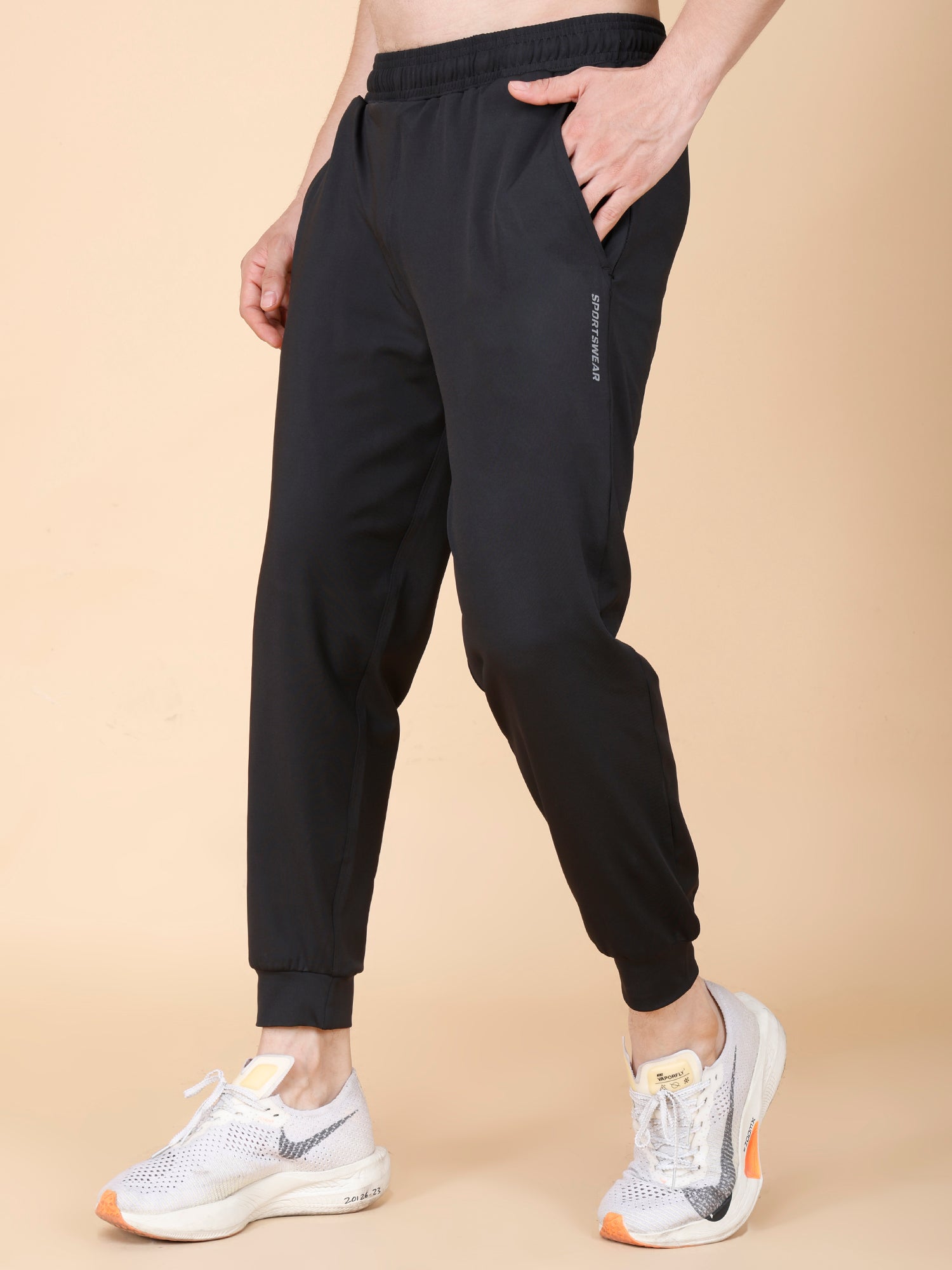 Drizone 4-Way Jogger – Lancer Lycra Active Joggers - Black