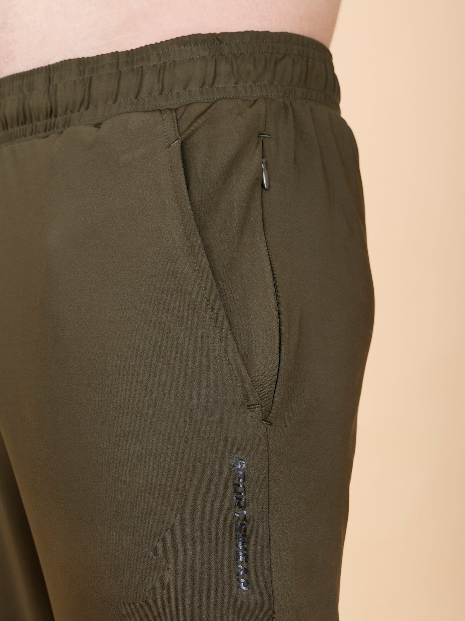 Drizone 4-Way Jogger – Lancer Lycra Active Joggers - Dark Olive