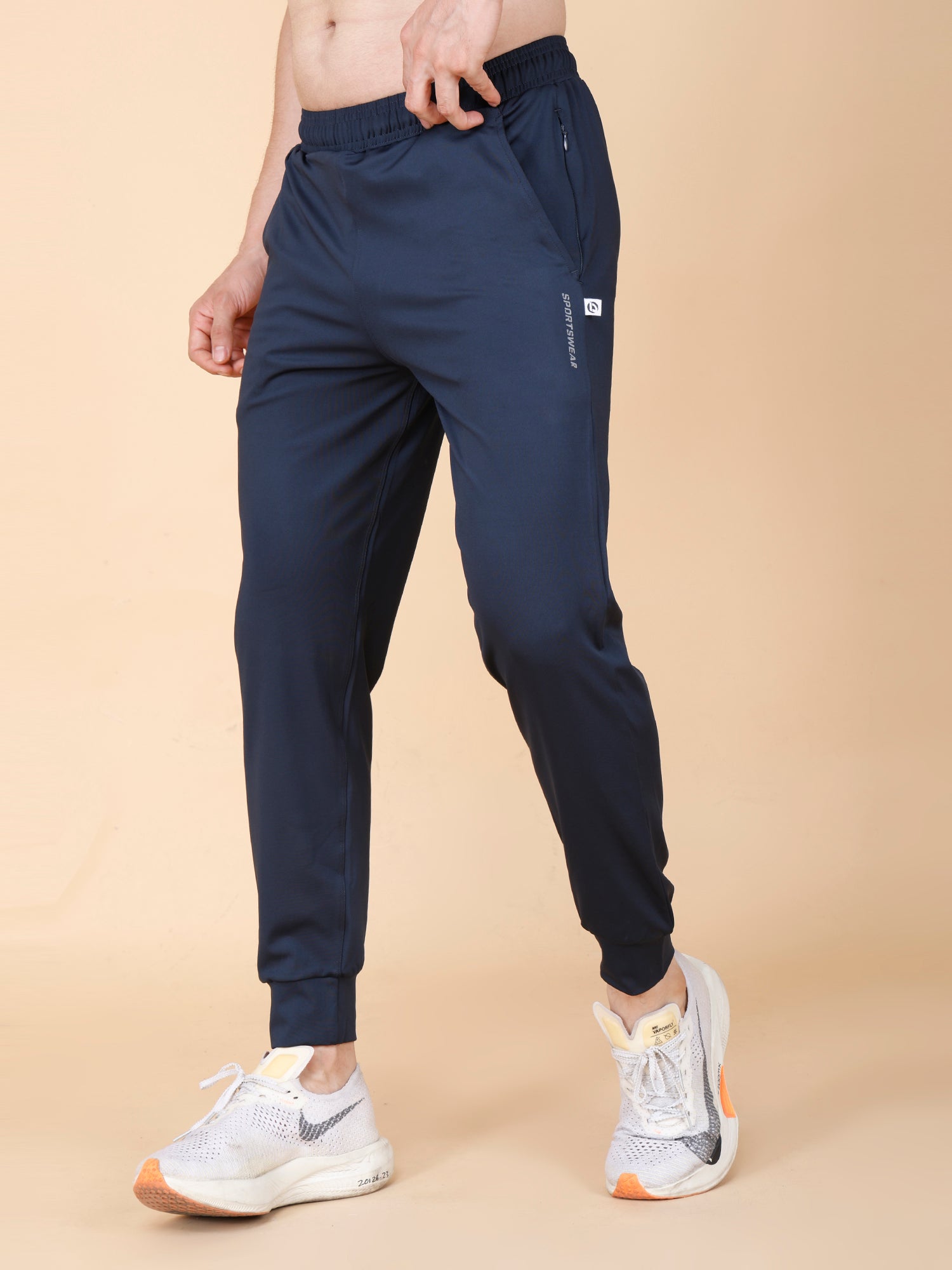 Drizone 4-Way Jogger – Lancer Lycra Active Joggers - Navy Blue