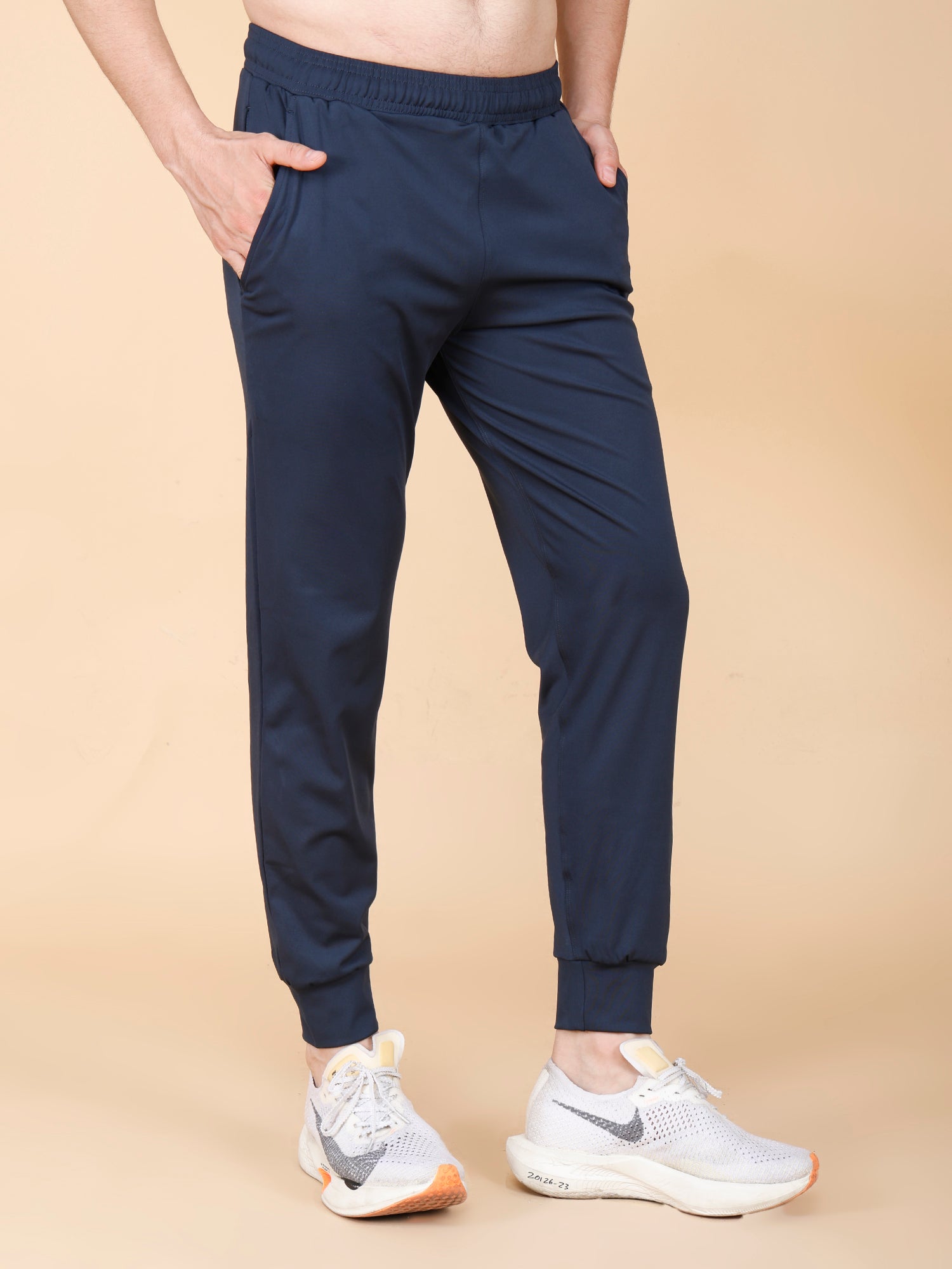 Drizone 4-Way Jogger – Lancer Lycra Active Joggers - Navy Blue