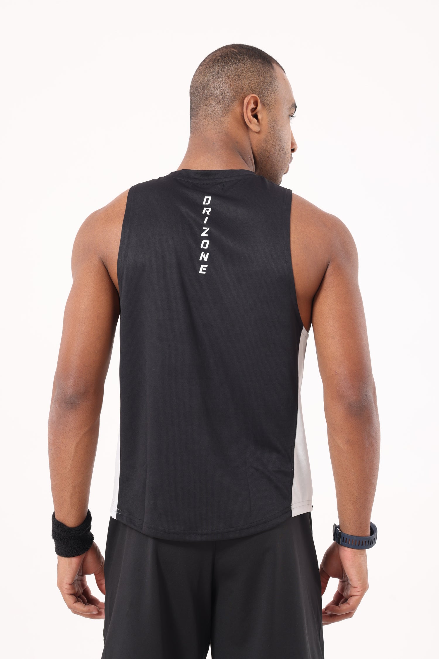 Drizone Rolex Knit Panel Tank – Flexible & Breathable - Black