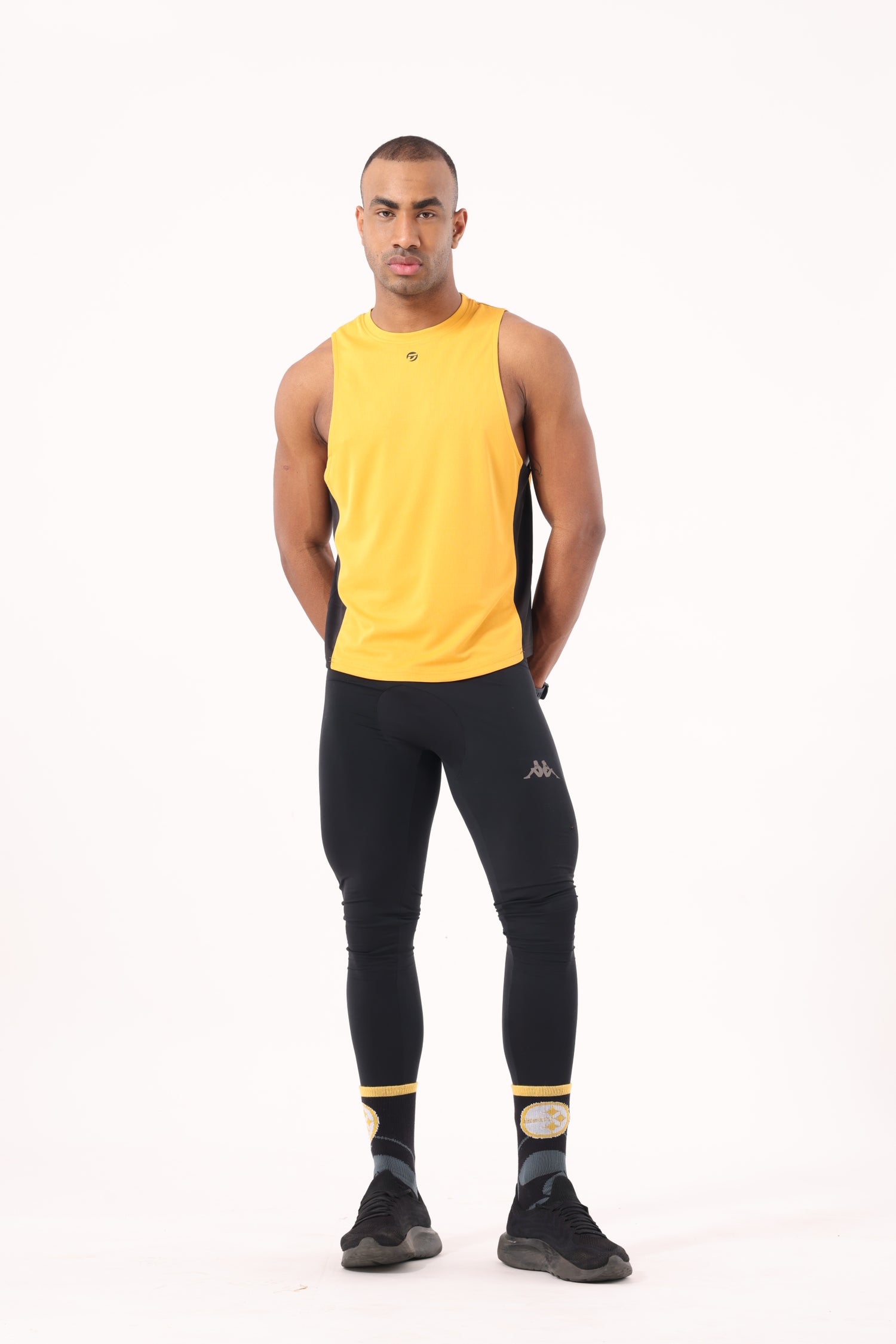 Drizone Rolex Knit Panel Tank – Flexible & Breathable - Mustard