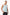 Drizone All-Over Printed Polyester Tank Top - Aqua Blue