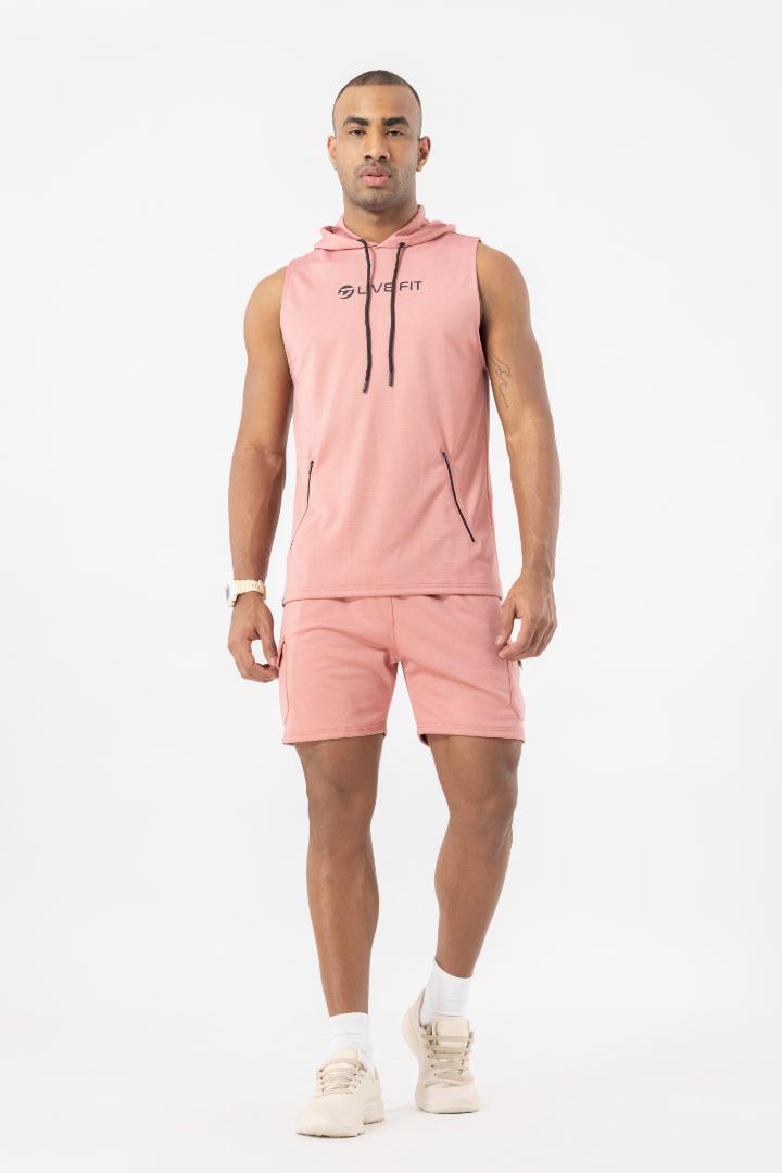 Drizone Semi Micro Polyester Hooded Tank – Peach
