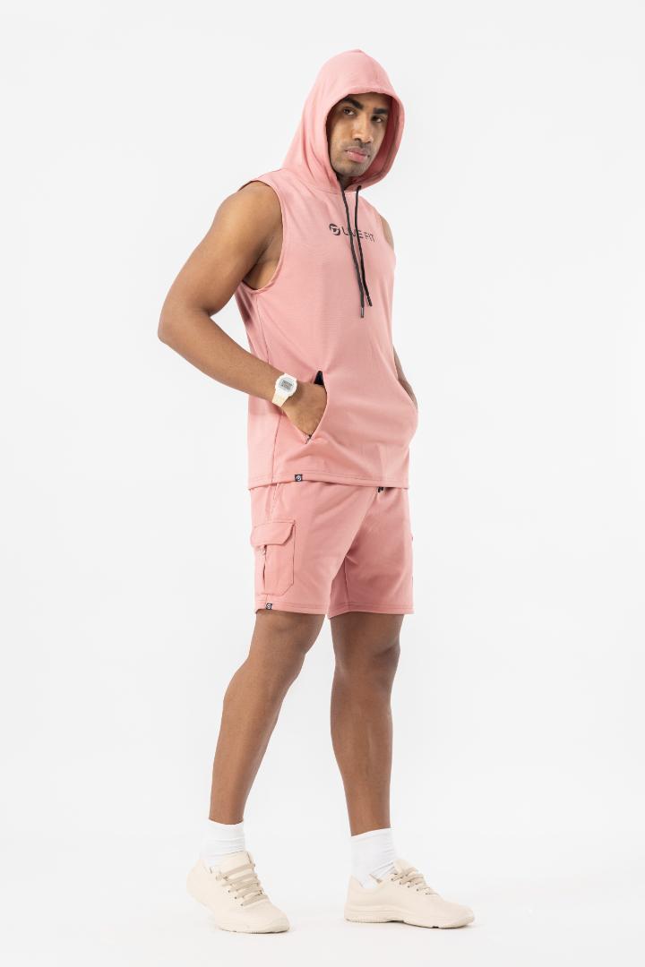 Drizone Semi Micro Polyester Hooded Tank – Peach