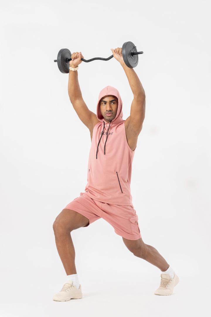 Drizone Semi Micro Polyester Hooded Tank – Peach