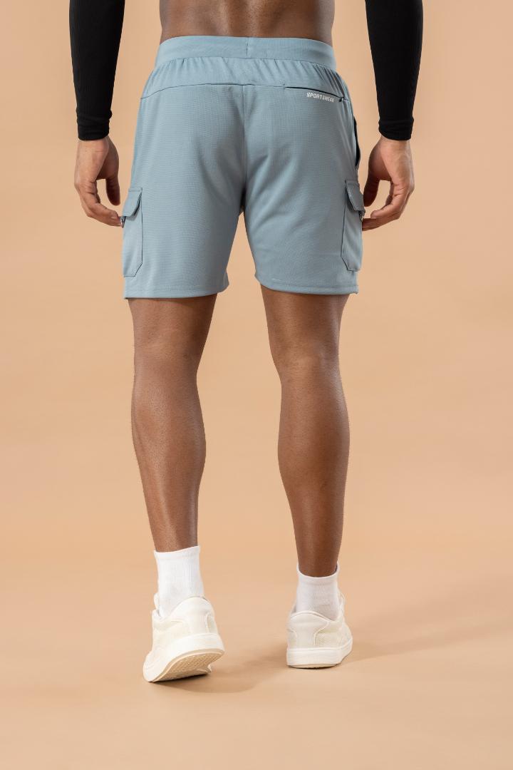 Drizone Semi Micro Poly Designer Sports Shorts – High Performance - Teal Green
