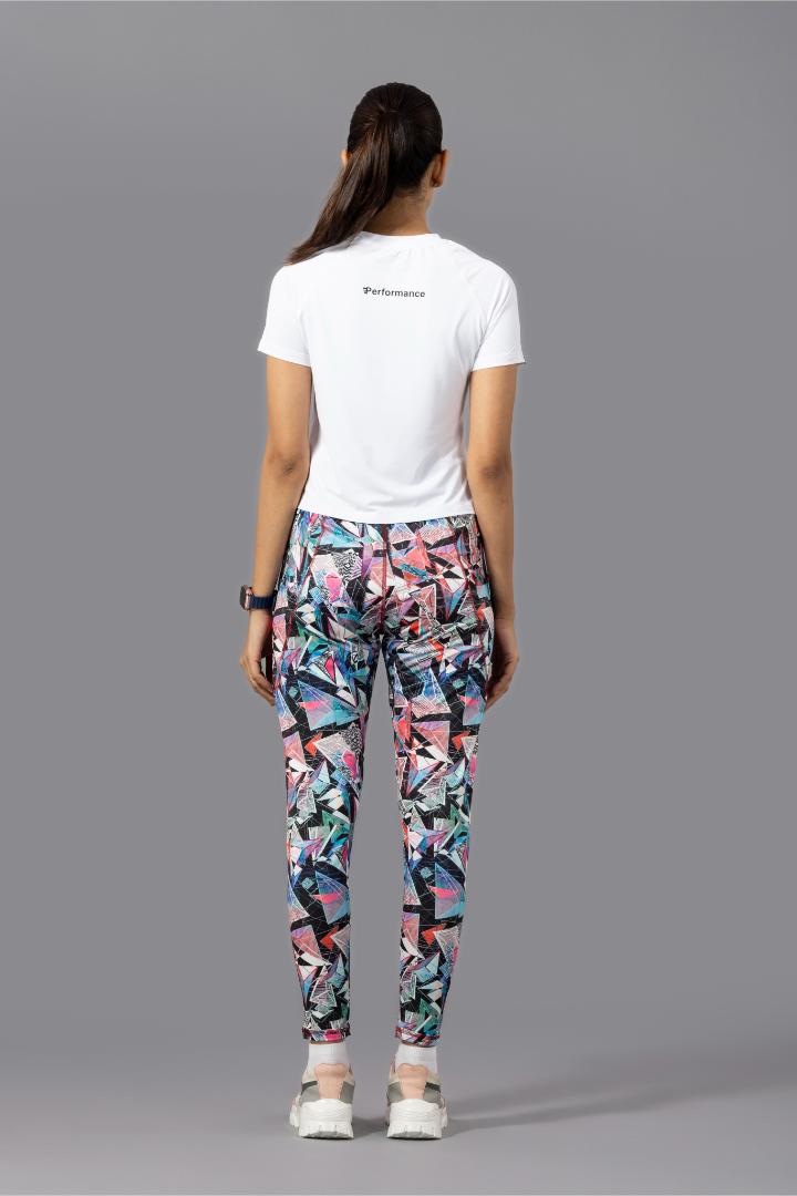 Women's Plain T-shirt – Four Way Lycra Comfort Fit - White