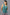 Women's Melange Striped Sleeveless Top – Teal Green