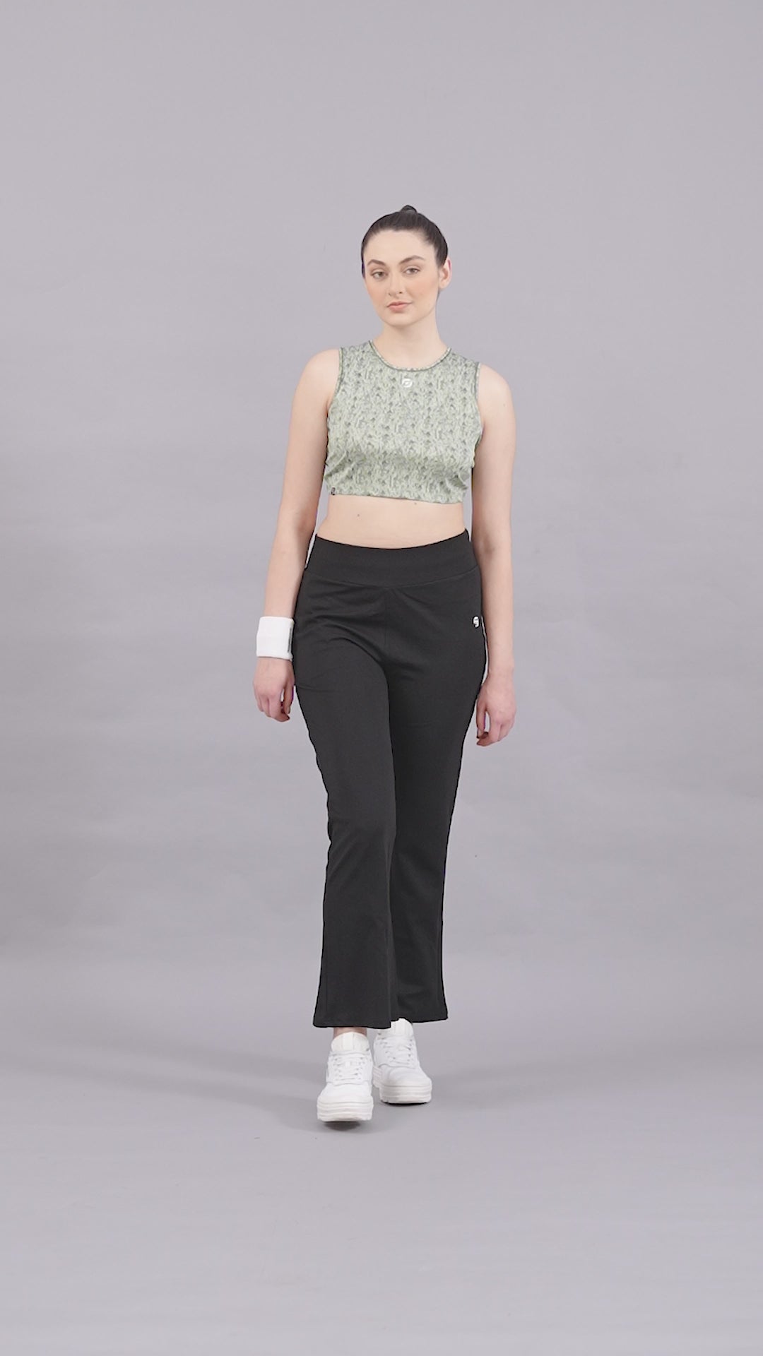 Women's Bell-Bottom Pants – Premium Corduroy Fabric - Black